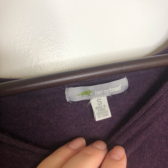 Horny Toad open back sweater - Picture 2 of 6